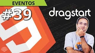 Evento dragstart do HTML 5