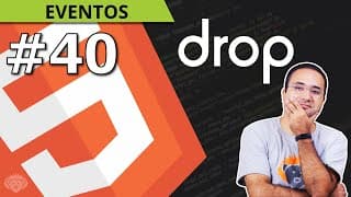 Evento drop do HTML 5
