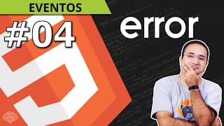 Evento error do HTML 5
