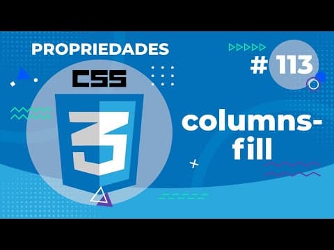 Column Fill, Propriedade do CSS 3