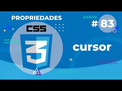 Cursor, Propriedade do CSS 3