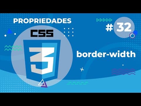 Capa Border width, Propriedade CSS 3