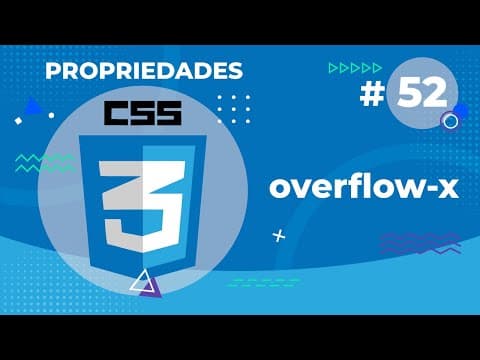 Capa Overflow x, Propriedade de CSS 3