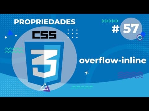 Capa Overflow Inline, Propriedade do CSS 3