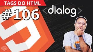 Tag dialog HTML 5