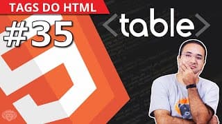 Tag table do HTML 5