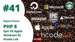 PHP 8, Digital Ocean, Epic VS Apple e Windows 95 no Hcode Café ☕ #41