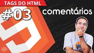 Comentários no código HTML5