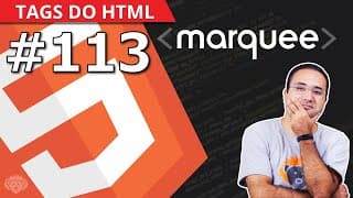 Tag marquee do HTML 5