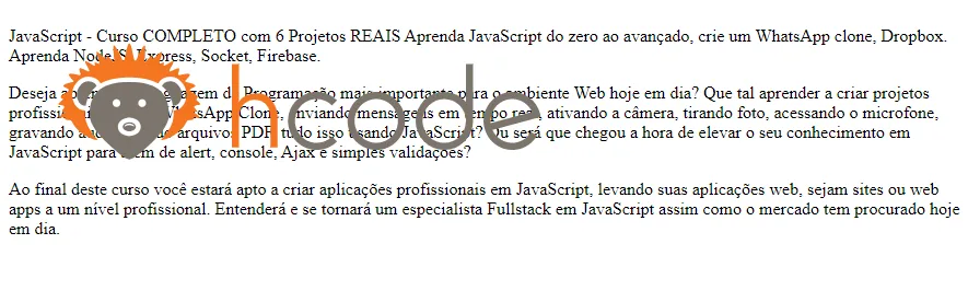 Estilo position sticky aplicado em nosso arquivo HTML