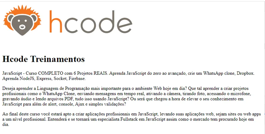 Navegador exibindo nosso arquivo HTML