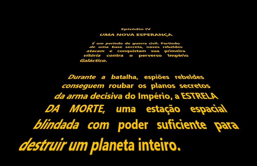 Texto introdutório a Star Wars